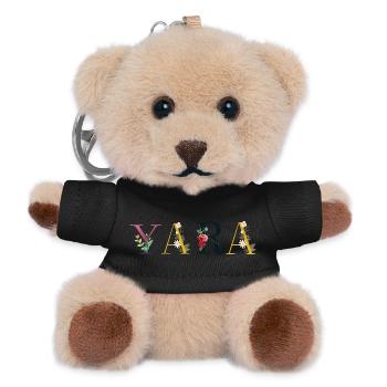 Yara - Porte-clés ourson - noir - Devant