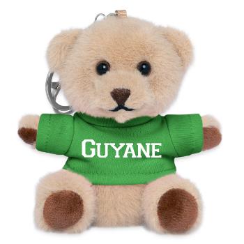 Französisch-Guayana - Departement 973 - Teddy Schlüsselanhänger - Grün - Vorne
