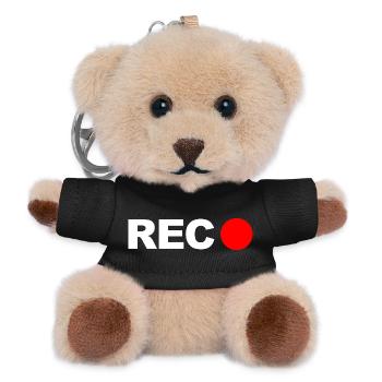 REC - Teddy Schlüsselanhänger - Schwarz - Vorne