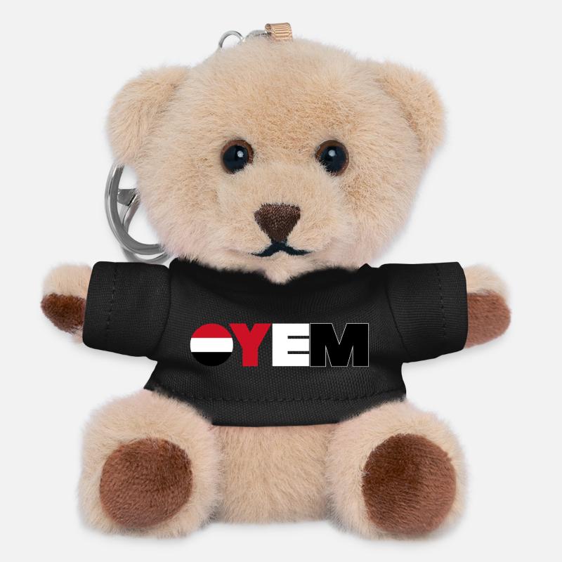 Yemen - Teddy Keyring - black
