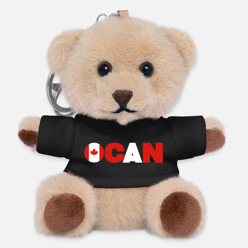 Canada - Porte-clés ourson - noir