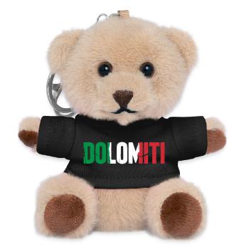 Dolomiti, Italie - Porte-clés ourson - noir - Devant