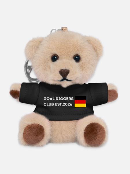 Goal Diggers Club Est.2026 (Germany) - Teddy Keyring - black