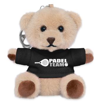 Padel-Team - Teddy Schlüsselanhänger - Schwarz - Vorne