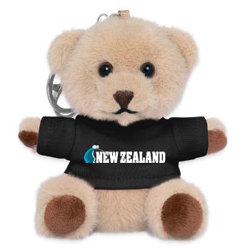 Kiwi Bird Cartoon Nouvelle-Zélande - Porte-clés ourson - noir - Devant