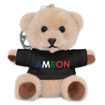 Ambon RMS - Porte-clés ourson - noir - Devant