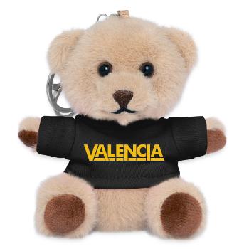 Valence Espagne Jaune - Porte-clés ourson - noir - Devant
