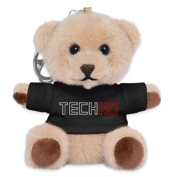 TechnoOutline - Teddy Schlüsselanhänger - Schwarz - Vorne