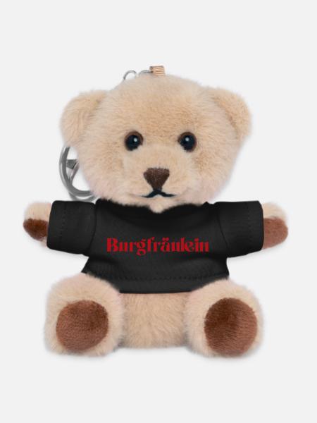 Burgfräulein - Teddy Schlüsselanhänger - Schwarz