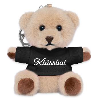 Klässbol weiß - Teddy Schlüsselanhänger - Schwarz - Vorne