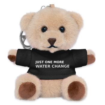 Just one more water change - Teddy Keyring - black - Front