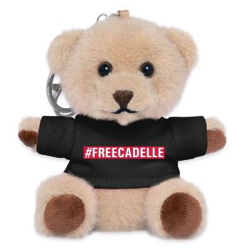 Freecadelle - Porte-clés ourson - noir - Devant