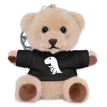 Baby Dino - Teddy Keyring - black - Front