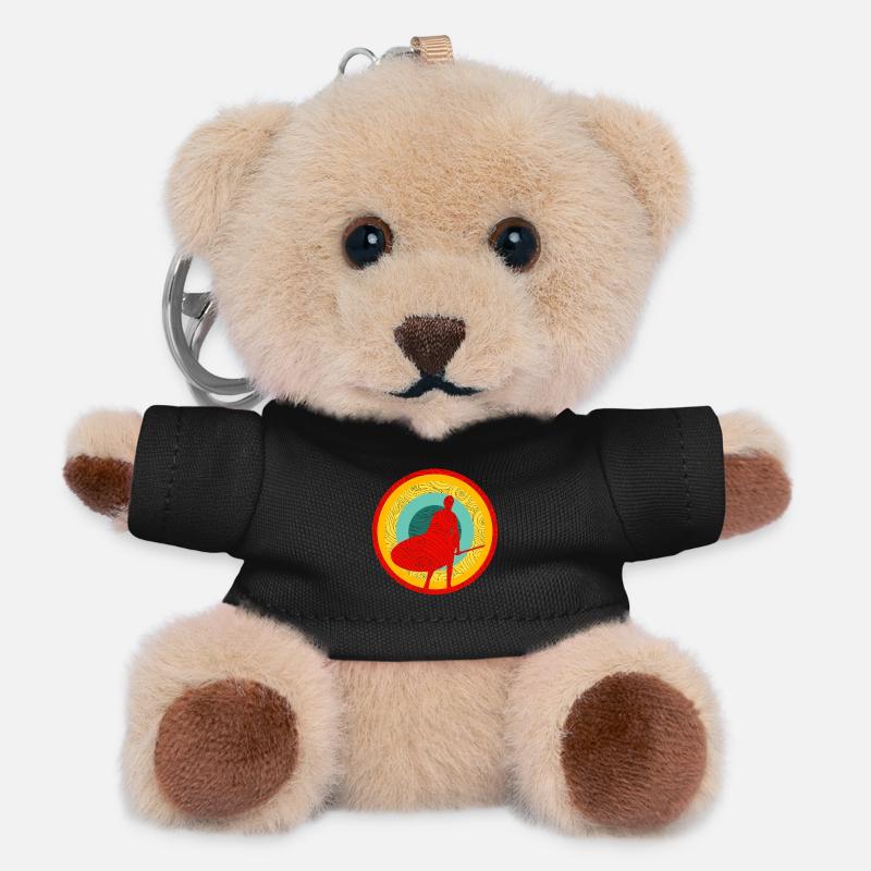SUP - Teddy Schlüsselanhänger - Schwarz