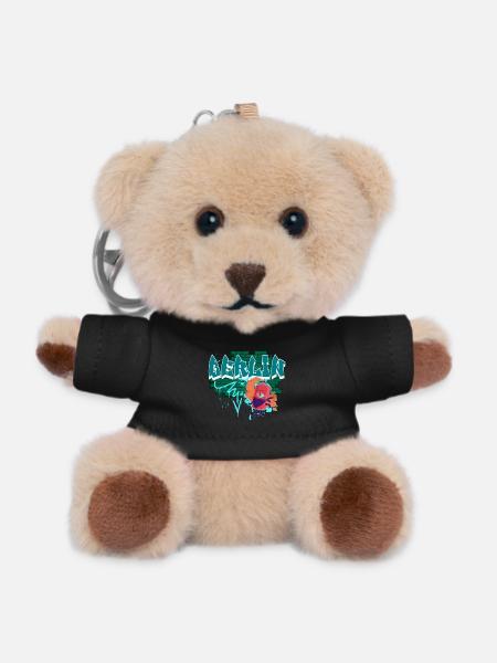 Berlin Graffiti - Teddy Schlüsselanhänger - Schwarz