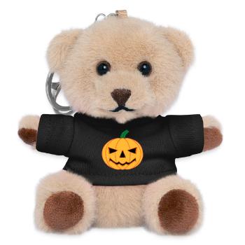 Pumpkin for Halloween party - Teddy Keyring - black - Front