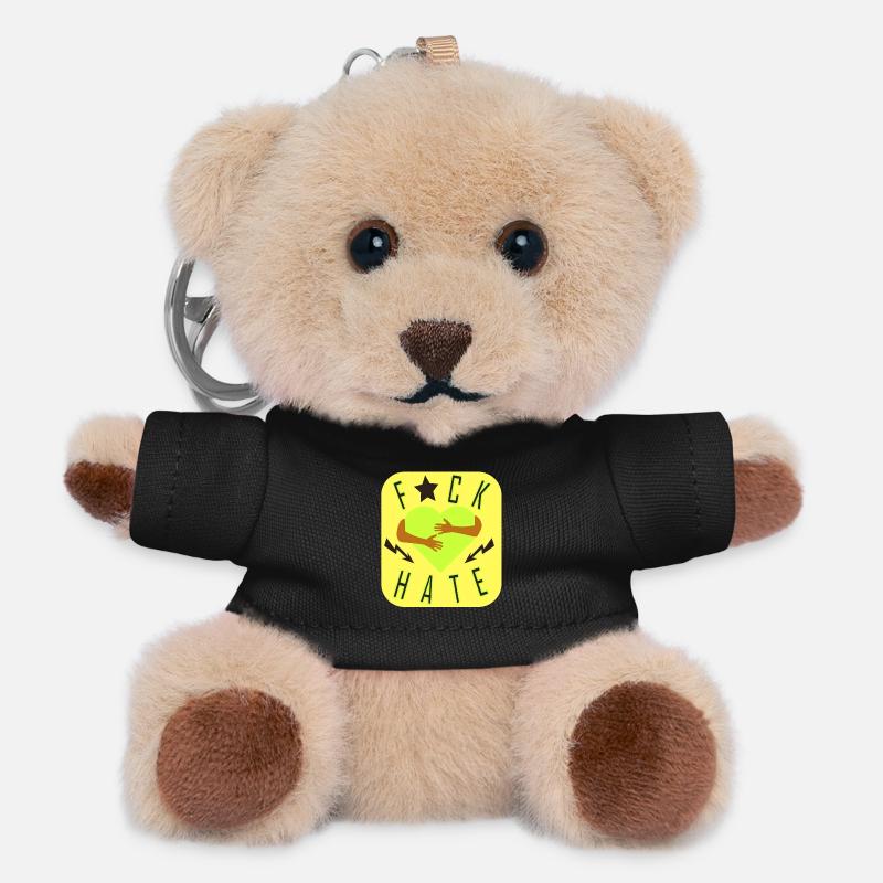 Against hatred - Teddy Keyring - black