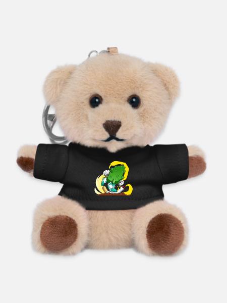 Smoke weed, not cigarettes - Teddy Keyring - black