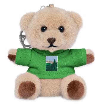 Mercantour National Park WPA Poster Art Deco - Teddy Keyring - green - Front
