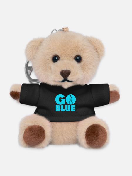 Go Blue - Apnée Apnée - Porte-clés ourson - noir