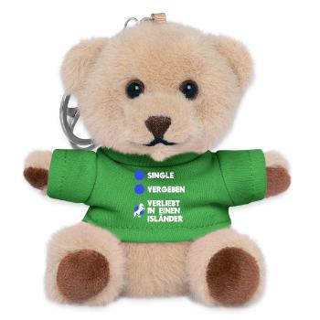 Pferde Humorvoll Statement Islandpferde Pferdefan - Teddy Schlüsselanhänger - Grün - Vorne