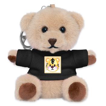 TIGER BABY KINDERGARTENKIND - Teddy Schlüsselanhänger - Schwarz - Vorne