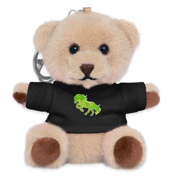 Gallop Horses Icelandic Horses Horse Love Trot - Teddy Keyring - black - Front