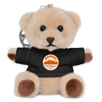Mumbai City of Dreams Emblem - Teddy Schlüsselanhänger - Schwarz - Vorne