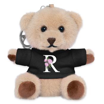 R - Teddy Schlüsselanhänger - Schwarz - Vorne