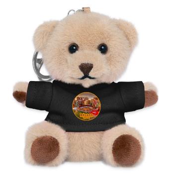 Malaga Bullring Panorama - Teddy Keyring - black - Front