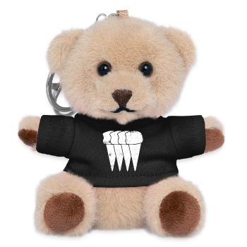 Ice cream cones - Teddy Keyring - black - Front