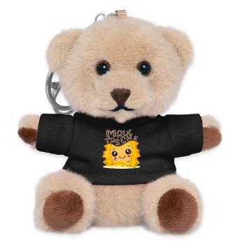 MAULTASCHEN SCHWÄBISCHES ESSEN - Teddy Schlüsselanhänger - Schwarz - Vorne
