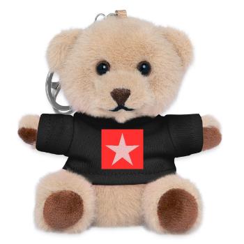 CHRISTMAS. YEAR. ANNIVERSARY. RETIREMENT. FEAST. HEART. - Teddy Keyring - black - Front