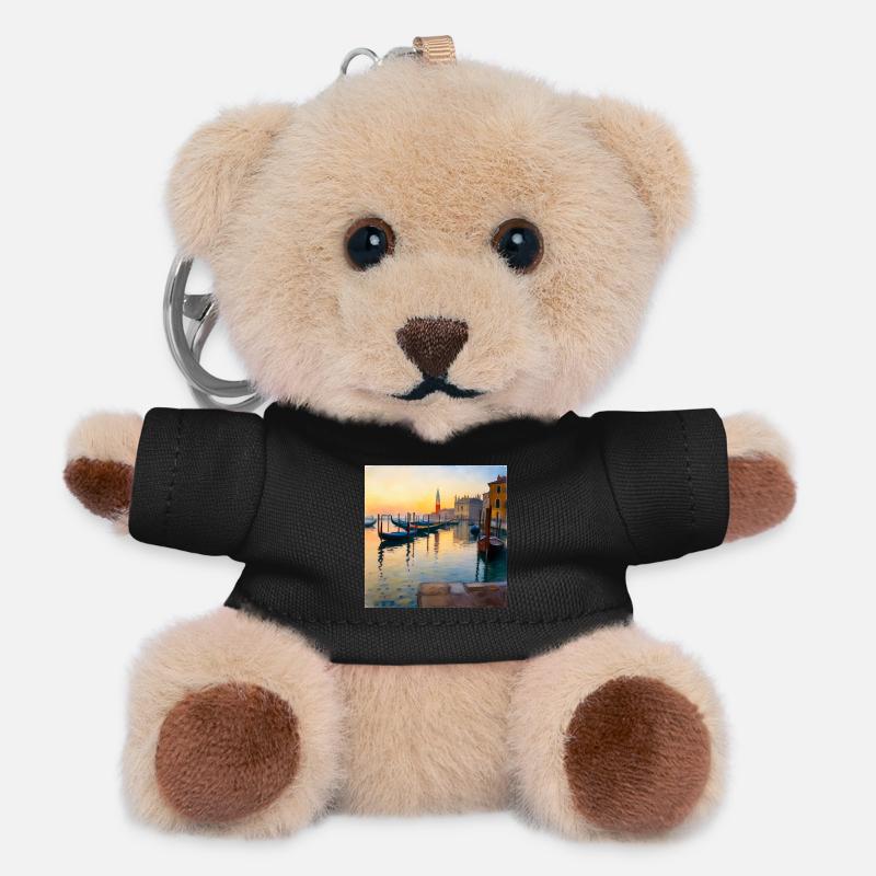 Venice - Teddy Keyring - black
