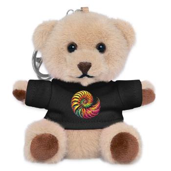 Nautilus Shell - Teddy Keyring - black - Front