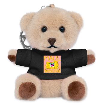 Maultaschen Clown - Teddy Schlüsselanhänger - Schwarz - Vorne