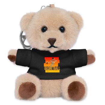 Basketball - Teddy Schlüsselanhänger - Schwarz - Vorne