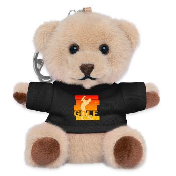 Golfsport - Teddy Schlüsselanhänger - Schwarz - Vorne
