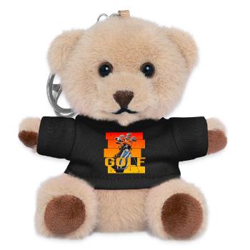 Golfsport - Teddy Schlüsselanhänger - Schwarz - Vorne
