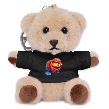 Bieber - Teddy Schlüsselanhänger - Schwarz - Vorne