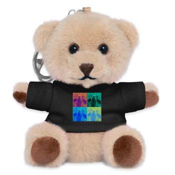 Secret of Moose - Duplex - Teddy Keyring - black - Front