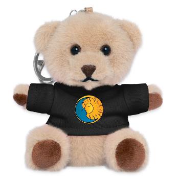 Sonne und Mond - Teddy Schlüsselanhänger - Schwarz - Vorne