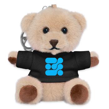 OCHOOO - Türkisblau - Teddy Schlüsselanhänger - Schwarz - Vorne