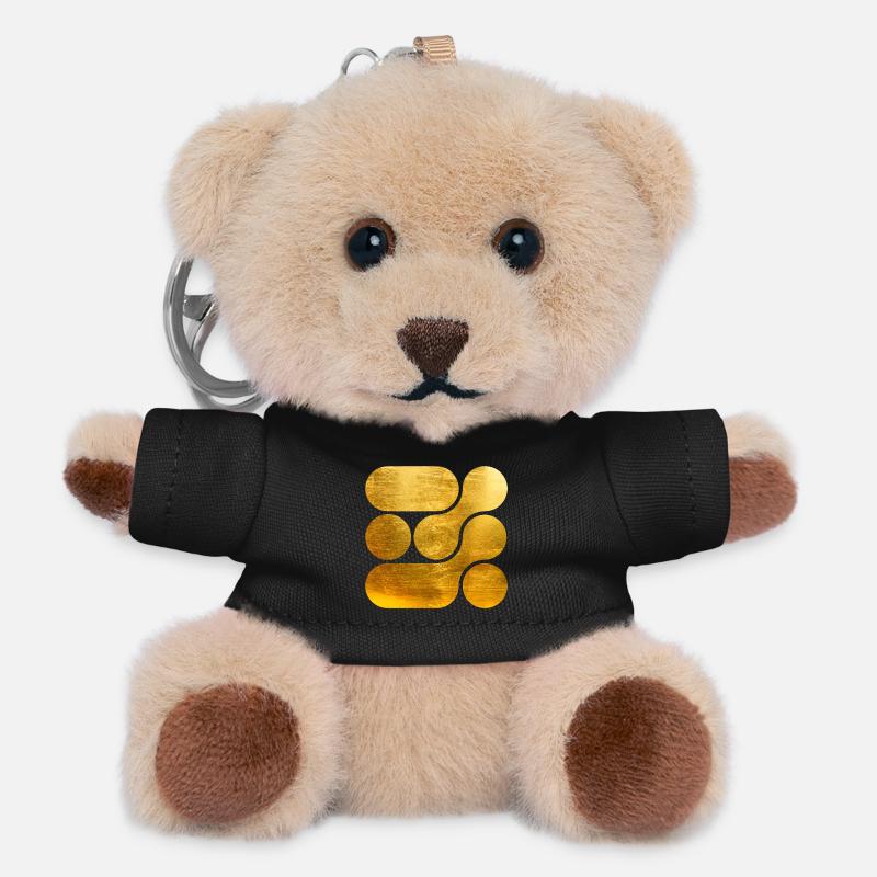 OCHOOO - GOLD - Porte-clés ourson - noir