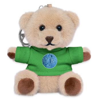 Scorpio star sign - Teddy Keyring - green - Front