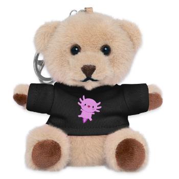 Axolotl - Teddy Keyring - black - Front