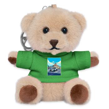 Circuit de Sotchi Motorsport Race Russian Travel Card - Porte-clés ourson - vert - Devant