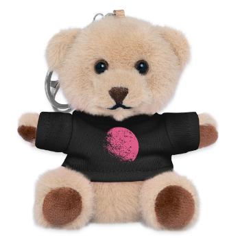 Pink moon - Teddy Keyring - black - Front