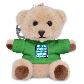 SIMULATION REALITÄT FALSCHE ZEITACHSE - Teddy Schlüsselanhänger - Grün - Vorne