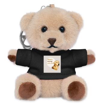 Golden Retriever - Qu’est-ce qui ne va pas chez vous - Porte-clés ourson - noir - Devant